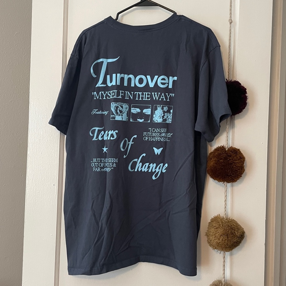 Turnover band concert tour tee shirt